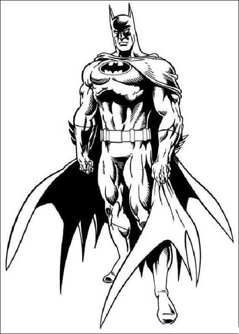 Batman  Coloring Page